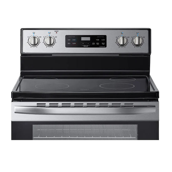 Midea 30 Inch Freestanding Electric Range with 5.1 cu. ft. Capacity - MER30B12ASSC