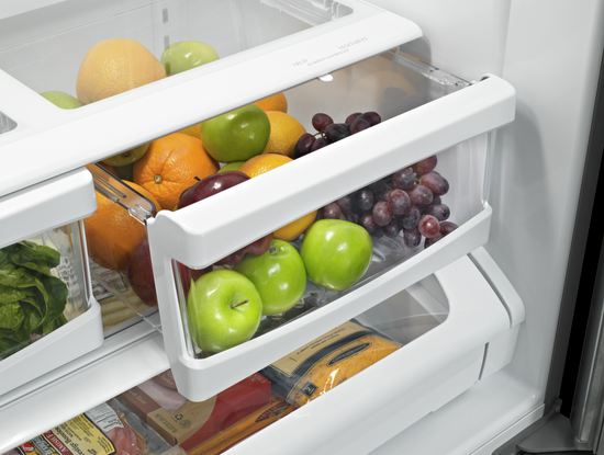 Maytag 30 Inch French Door Refrigerator, Fingerprint Resistant Stainless Steel - MFB2055FRZ