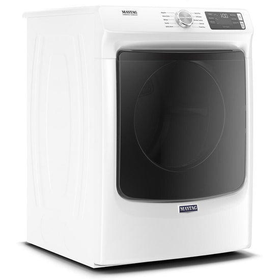 Maytag 27 Inch Gas Dryer with 7.3 Cu. Ft. Capacity, White - MGD5630HW