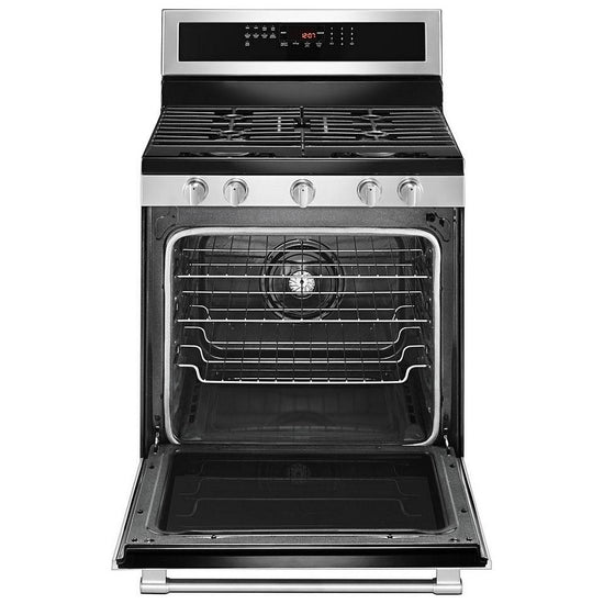 Maytag 30 Inch Freestanding Gas Range, Fingerprint Resistant Stainless - MGR8800FZ