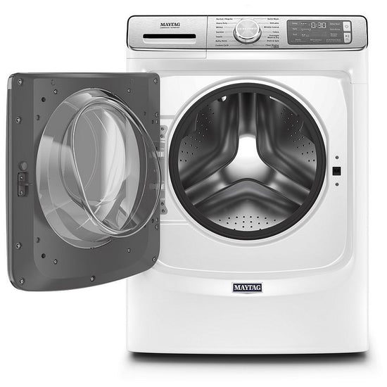 Maytag 27 Inch Front Load Smart Washer with 5.0 cu.ft. Capacity, White - MHW8630HW