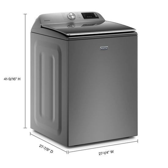 Maytag 4.7 cu ft Top-Load Washer, Metallic Slate - MVW6230HC