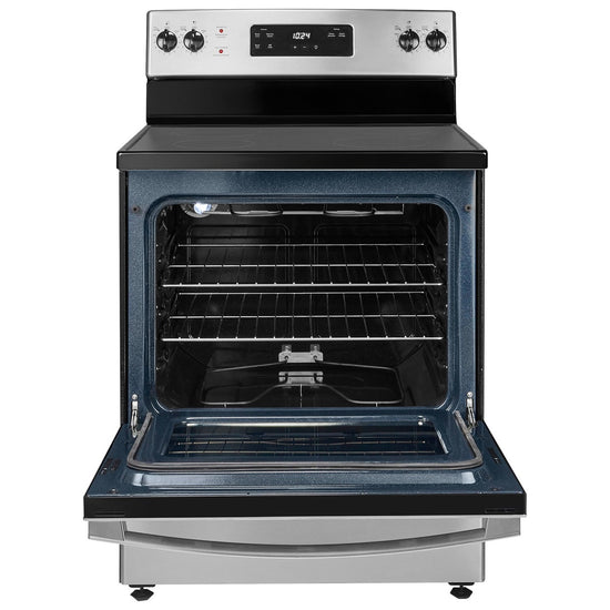Insignia 30" Freestanding Electric Range, 5.0 cu. ft., Stainless Steel - NS-RGRCESS3-C