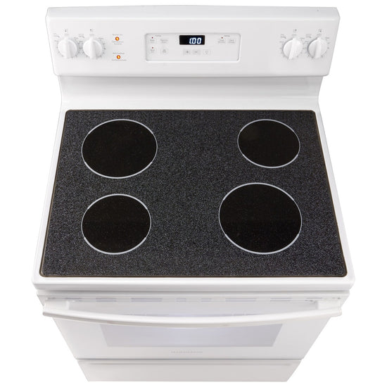 Insignia 30" Electric Range, White - NS-RNE4BMWH9-C