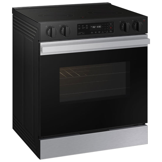 Samsung 30 Inch Slide-In Electric Range, 6.3 cu. ft., Stainless Steel - NSE6DG8100SRAC