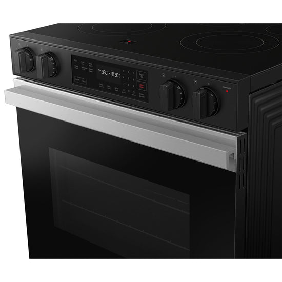 Samsung 30 Inch Slide-In Electric Range, 6.3 cu. ft., Stainless Steel - NSE6DG8100SRAC