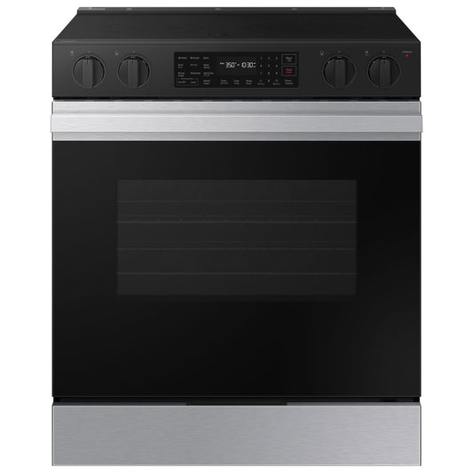 Samsung 30" Slide-In Electric Range with Fan Convection, 6.3 cu. ft. - NSE6DG8310SRAC