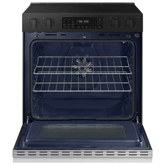 Samsung 30" Slide-In Electric Range with Fan Convection, 6.3 cu. ft. - NSE6DG8310SRAC
