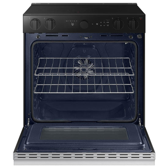 Samsung BESPOKE 30 Inch Slide-In Electric Range with True Convection & Air Fry - NSE6DG8500SR