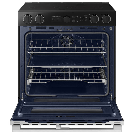 Samsung 30 Inch Double Oven Slide-In Electric Air Fry Range - NSE6DG8550SRAC