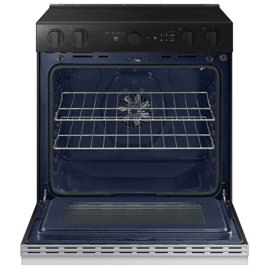 Samsung 30 Inch Slide-In Electric Range with True Convection, 6.3 cu. ft. - NSE6DG8700SRAC