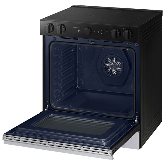 Samsung 30 Inch Slide-In Electric Range with True Convection, 6.3 cu. ft. - NSE6DG8700SRAC