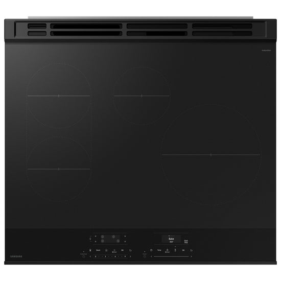 Samsung 30 Inch Induction Slide-In Electric Range with 6.3 cu. ft. Oven - NSI6DG9500SRAC