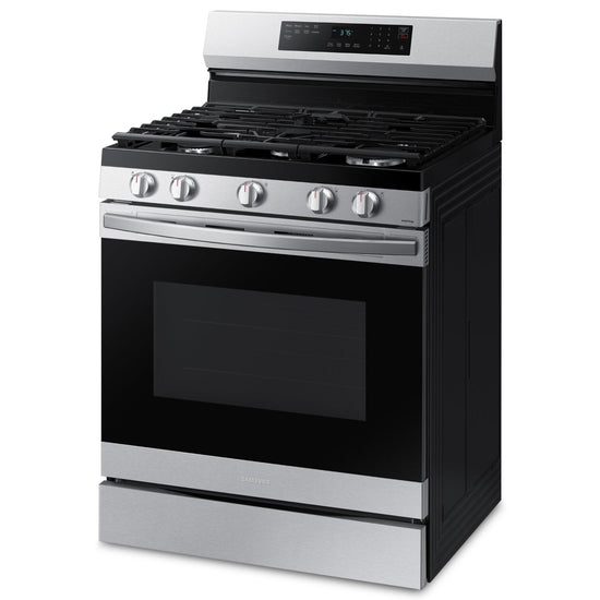 Samsung 30 Inch Freestanding Gas Range with 6.0 cu. ft. Oven, Air Fry, Stainless Steel - NX60A6511SS/AA