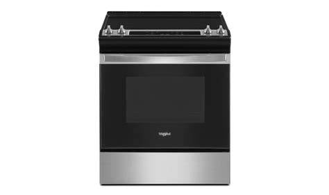 Whirlpool 30 Inch Slide-In Electric Range, Stainless Steel - YWEE515S0LS