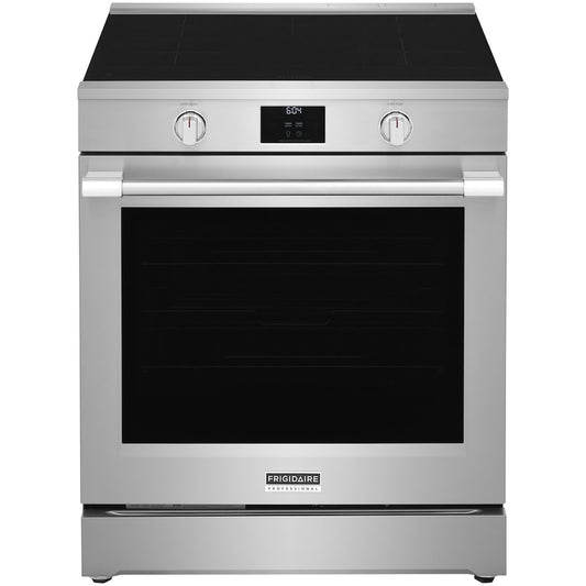 Frigidaire Professional 30 Inch Slide-In Induction Range, Smudge-Proof Stainless - PCFI308CAF