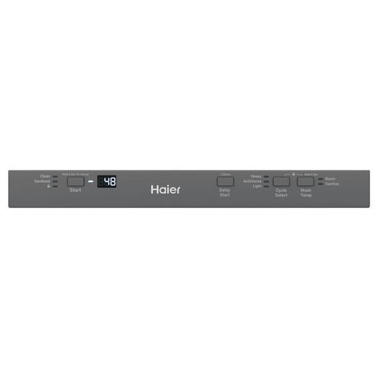 Haier 18 Inch Top Control Built-In Dishwasher, Stainless Steel - QDT125SSLSS