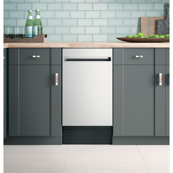 Haier 18 Inch Top Control Built-In Dishwasher, Stainless Steel - QDT125SSLSS