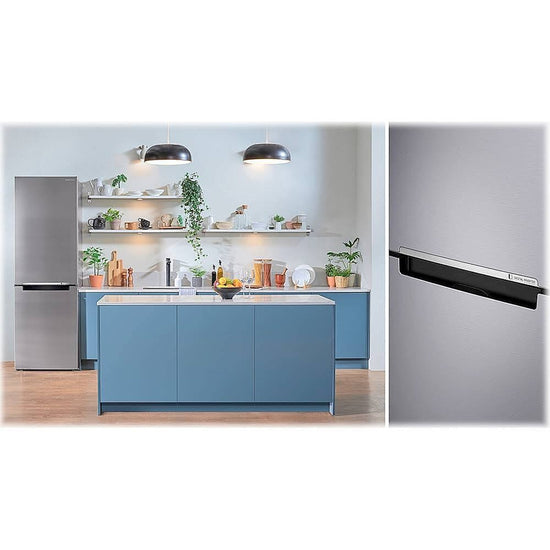 Samsung 11.3 cu. ft. Bottom-Freezer Counter-Depth Refrigerator, Stainless Steel - RB10FSR4ESR/AA