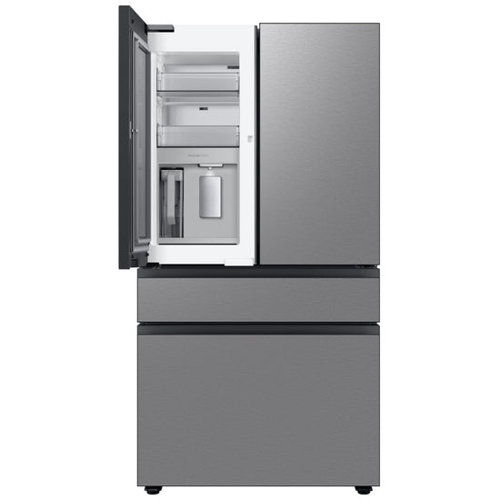 Samsung 36 Inch BESPOKE Counter-Depth 4 Door French Door Refrigerator, Stainless Steel - RF23BB8600QLAA