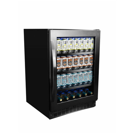 Danby 5.6 CF Beverage Cooler Black Stainless Steel - SSBC056D3B-RF