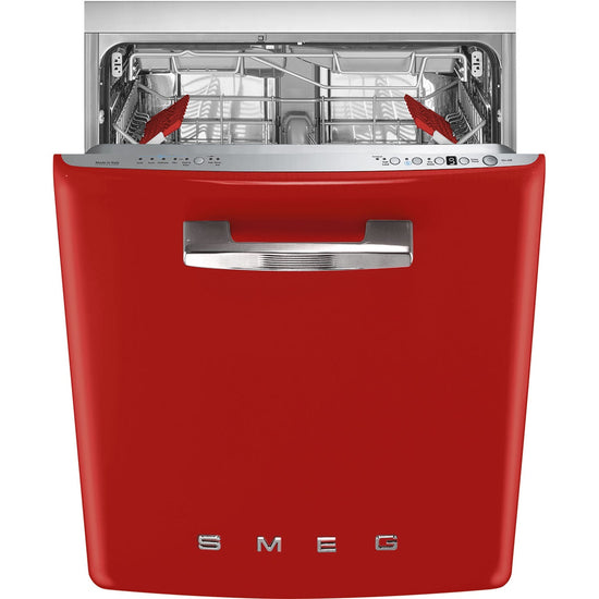 Smeg 24 Inch Built-In Dishwasher, Red - STU2FABRD2