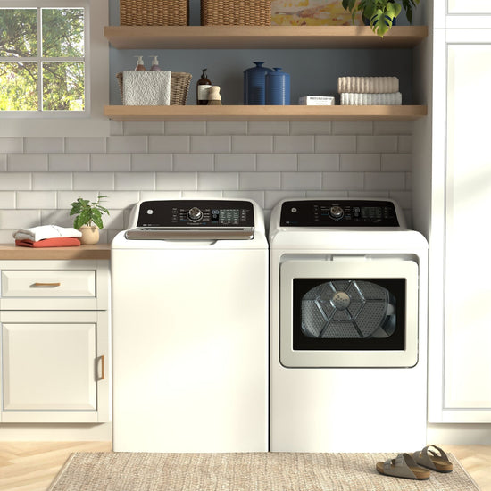 GE 5.3 Cu. Ft. Top Load Washer with SaniFresh Cycle, White - GTW681BMRWS