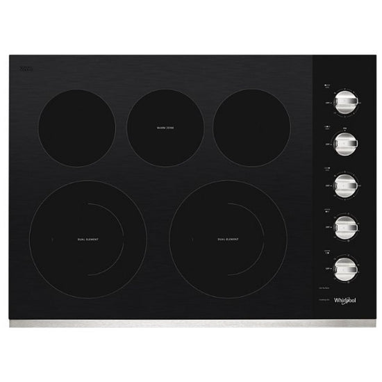 Whirlpool 30 Inch Electric Ceramic Glass Cooktop - WCE77US0HS
