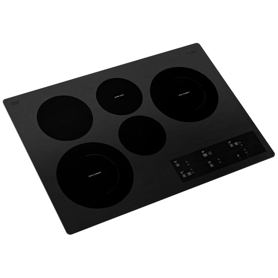 Whirlpool 30 Inch Electric Ceramic Glass Cooktop with 5 Elements, Black - WCE97US0KB