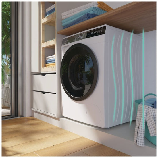 Gorenje 24 Inch Front Load Washer, White - WEI843HP