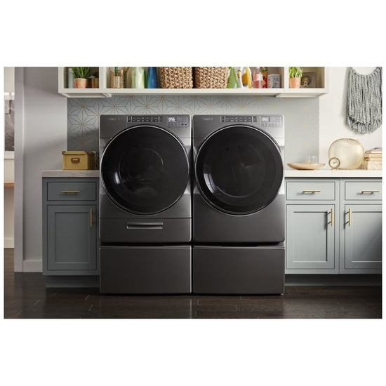 Whirlpool 7.4 Cu. Ft. Gas Dryer with Steam - Chrome Shadow - WGD8620HC