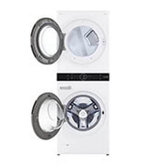 LG WashTower Single Unit Front Load with Centre Control, 5.2 cu ft Washer / 7.4 cu ft Dryer - WKE100HWA