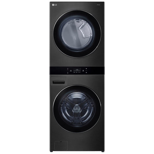 LG WashTower Laundry Centre, Black Steel - WKEX300HBA