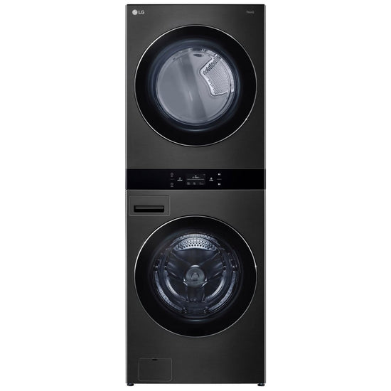 LG WashTower Laundry Centre, Black Steel - WKEX300HBA