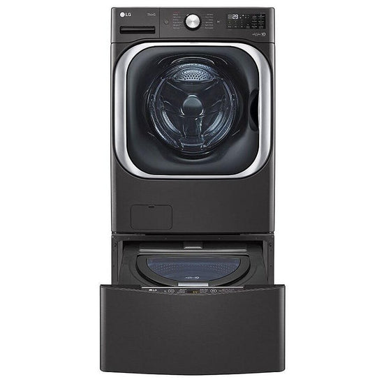 LG 6.0 cu. ft. Wi‑Fi Enabled Front Load Washer, Black Steel - WM8900HBA