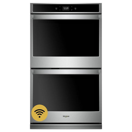 Whirlpool 30 Inch Smart Double Wall Oven, Stainless Steel - WOD51EC0HS