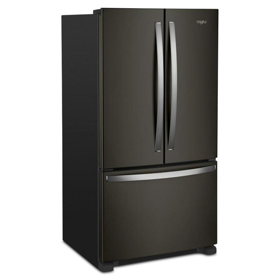 Whirlpool 36 Inch Counter-Depth French Door Refrigerator, Black Stainless Steel - WRFC2036RV