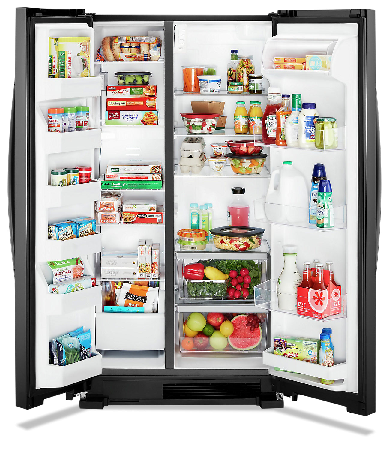 Whirlpool 36" Side-by-Side Refrigerator - WRS315SNHB