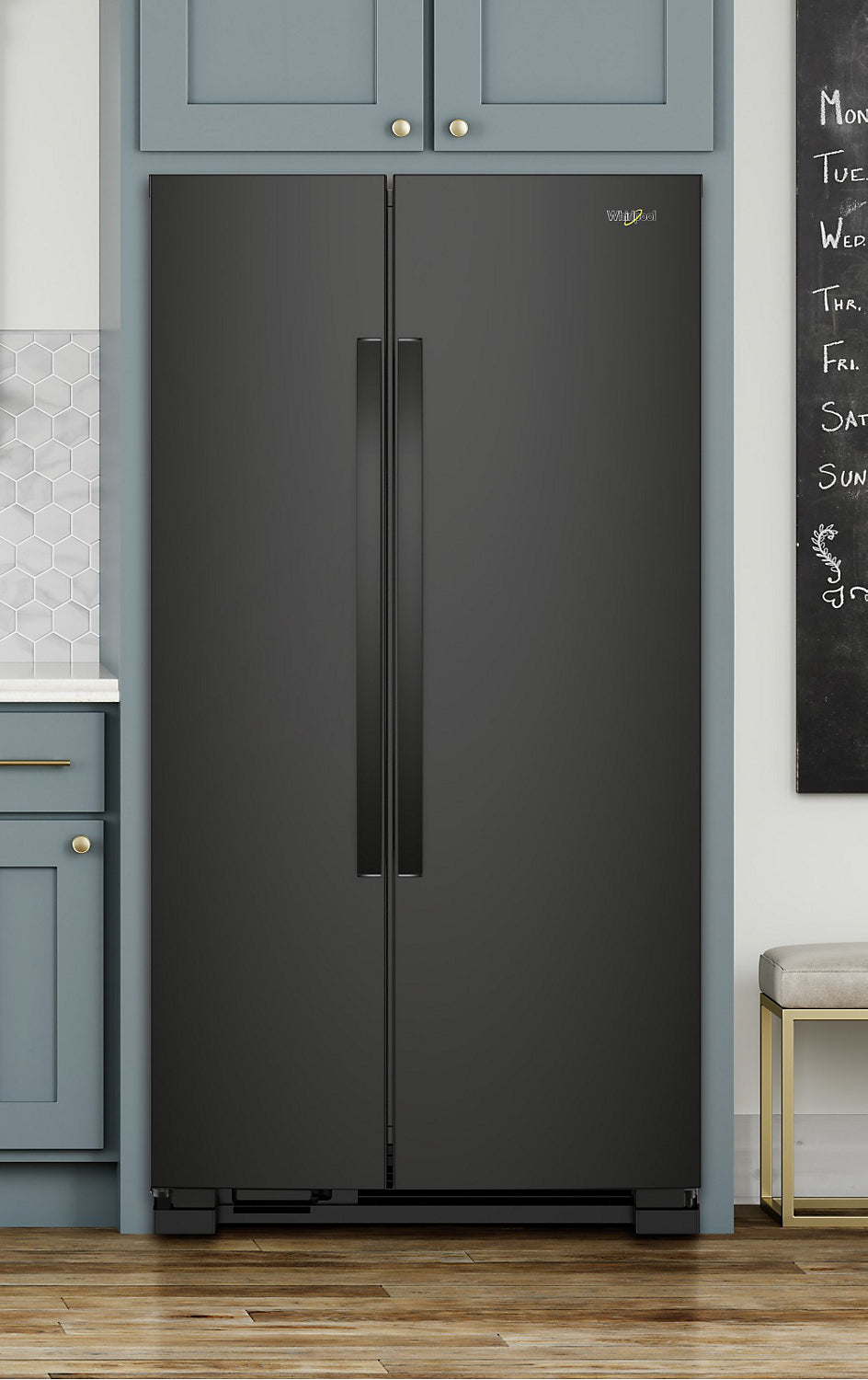 Whirlpool 36" Side-by-Side Refrigerator - WRS315SNHB