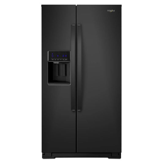 Whirlpool 21 cu. ft. Side-by-Side Refrigerator, Black - WRS571CIHB