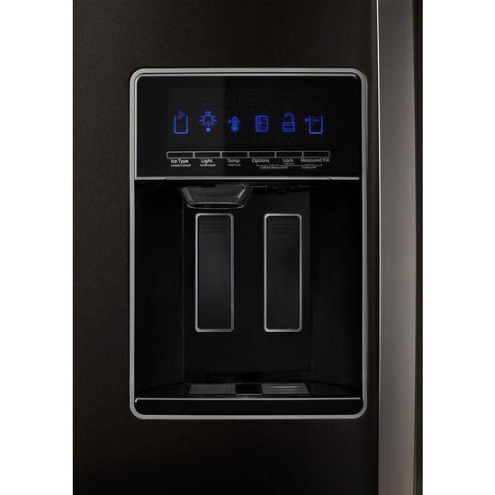 Whirlpool 21 cu. ft. Side-by-Side Refrigerator, Black - WRS571CIHB