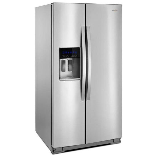 Whirlpool 36 Inch Side-by-Side Refrigerator, 28.5 cu. ft., Stainless Steel - WRS588FIHZ
