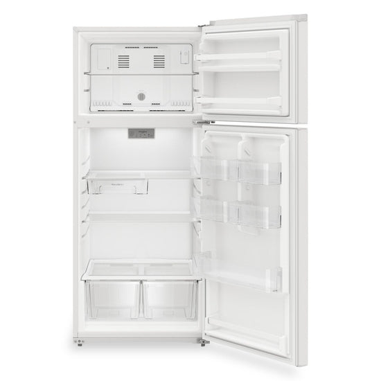 Whirlpool 28 Inch Top Freezer Refrigerator with 16.3 Cu. Ft. Capacity, White - WRTX5328PW