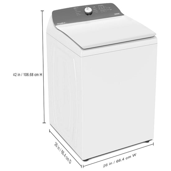 Whirlpool 4.5 Cu. Ft. Top Load Impeller Washer - WTW4000SW