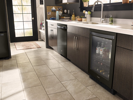 Whirlpool 24" 5.2 Cu. Ft. Undercounter Wine Refrigerator, Black Stainless - WUB50X24HV