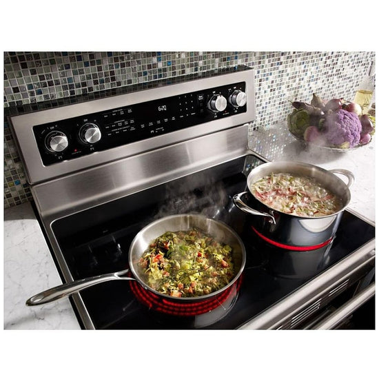 KitchenAid 30 Inch Freestanding Double Oven Electric Range - YKFED500ESS