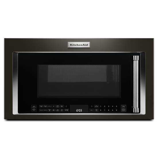 KitchenAid 1.9 cu. ft. Over-the-Range Convection Microwave, Black Stainless - YKMHC319LBS