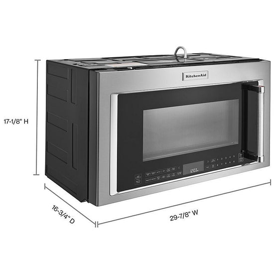 KitchenAid 30 Inch Over-the-Range Microwave with Convection, Stainless Steel - YKMHC319LPS