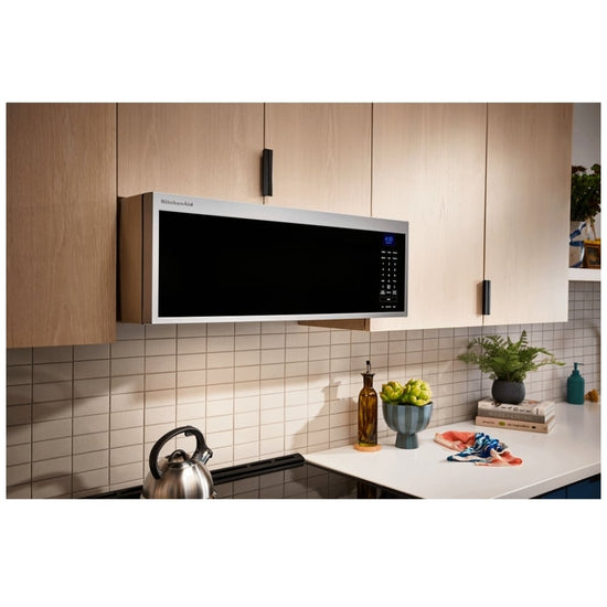 KitchenAid 30 Inch Over-The-Range Microwave with 1.1 cu. ft. Capacity, Stainless Steel - YKMML550RPS