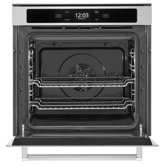 KitchenAid 24 Inch Single Wall Oven, True Convection - YKOSC504PPS